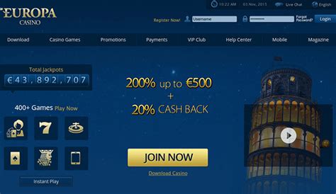 europa casino how does it work